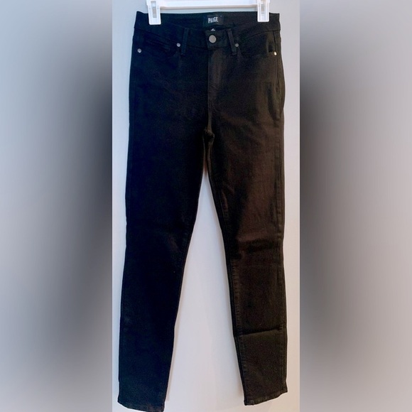 Women's Black PAIGE Highrise Ultra Jeans - Picture 1 of 9
